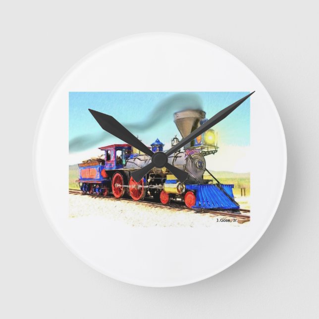 Steam Round Clock (Front)