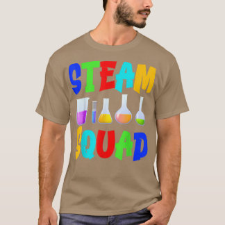STEAM Squad Science Tech Engineering Math Art Subj T-Shirt