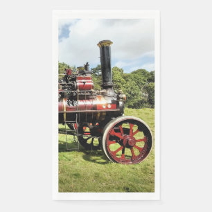 STEAM TRACTION ENGINE NAPKIN