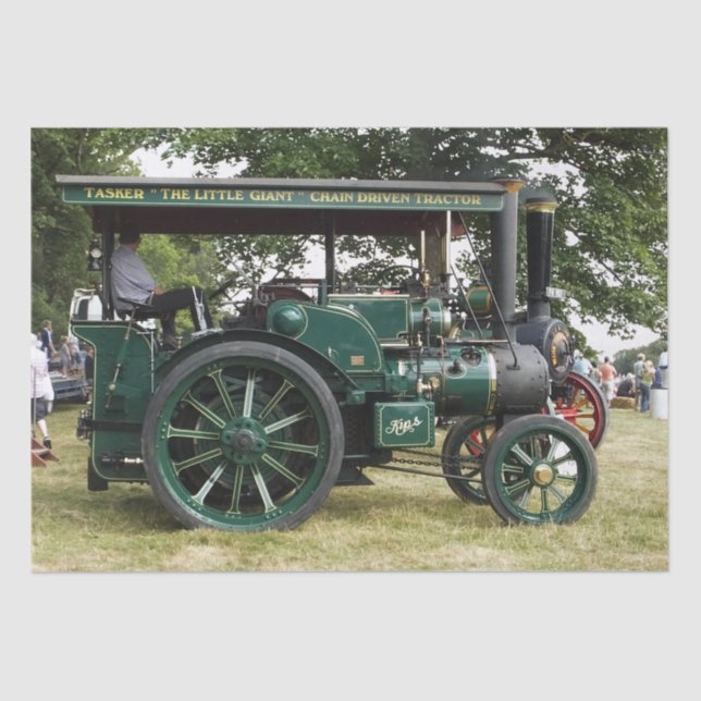 STEAM TRACTION ENGINES TISSUE PAPER (Front)