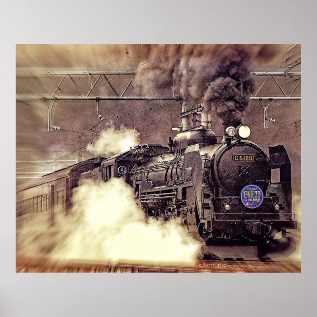 Steam Train 10 Poster (Front)