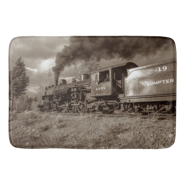 Steam Train 25A-E Image Options Bath Mat (Front)