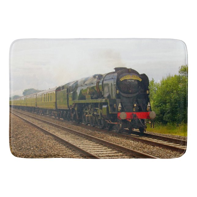 Steam Train 28A-B Image Options Bath Mat (Front)