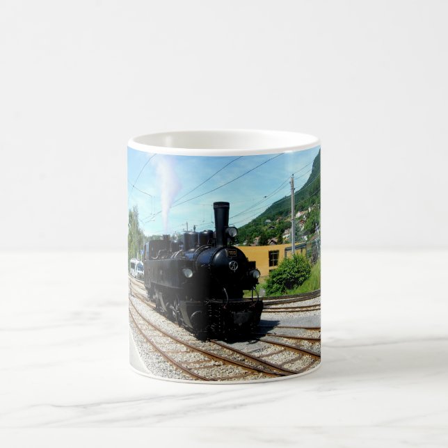Steam train at Blonay Coffee Mug (Center)