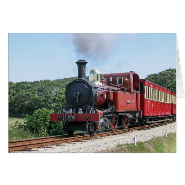 Steam train at Castletown Isle of Man (Front Horizontal)