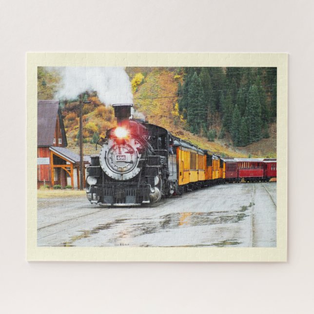 Steam train at Silverton Jigsaw Puzzle (Horizontal)