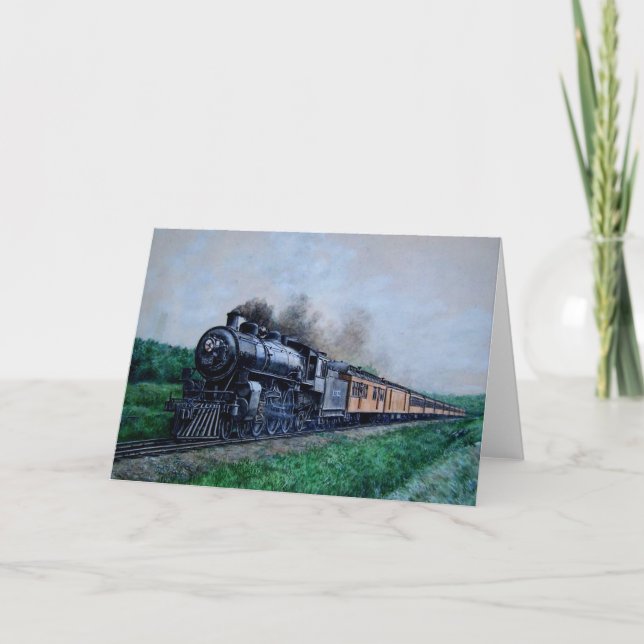 Steam Train Blank Card (Front)