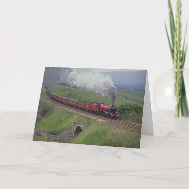 Steam train card (Front)