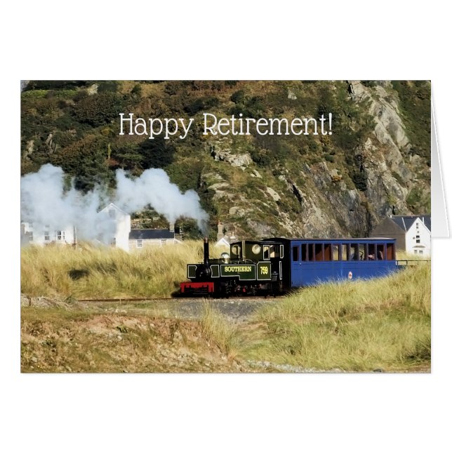 STEAM TRAIN CARD (Front Horizontal)