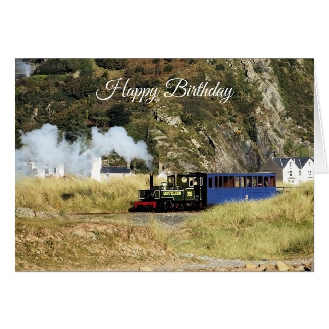 STEAM TRAIN CARD (Front Horizontal)