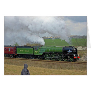 Steam Train Card
