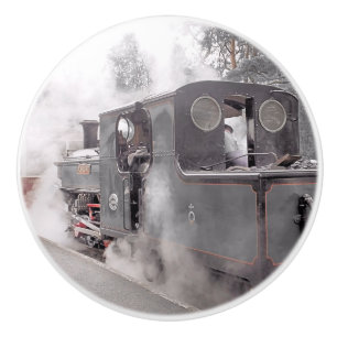 STEAM TRAIN CERAMIC KNOB