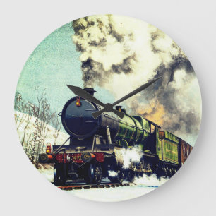 Steam Train Clock