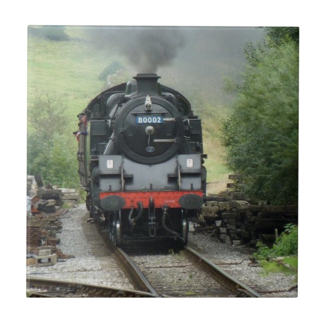 Steam Train Decorative Tile (Front)