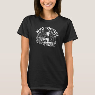 Steam Train Driver Trainspotting Locomotive Pun Vi T-Shirt