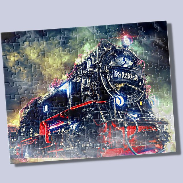 Steam Train Engine Locomotive Railroad Railway  Jigsaw Puzzle (Creator Uploaded)