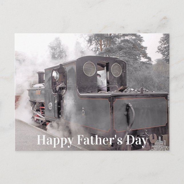 STEAM TRAIN  FATHER'S DAY CARD (Front)