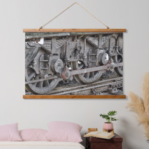 STEAM TRAIN HANGING TAPESTRY