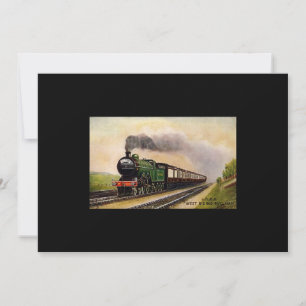 Steam Train Invitation