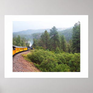 Steam train journey to Silverton Poster