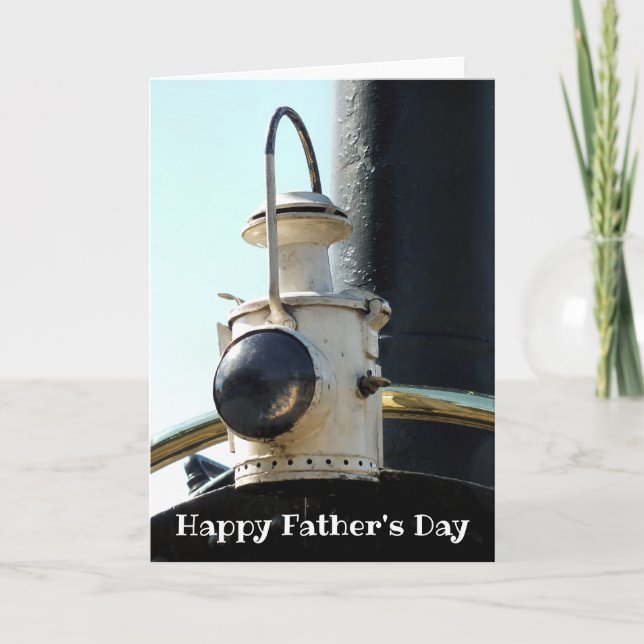 STEAM TRAIN LAMP CARD (Front)