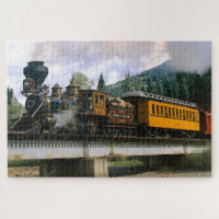Steam Train Locomotive #27 Jigsaw Puzzle 1014 pc.