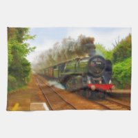 Steam Train Locomotive Railway Enthusiast Art