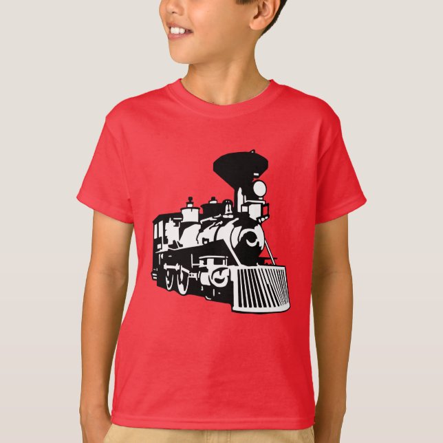 steam train locomotive T-Shirt (Front)