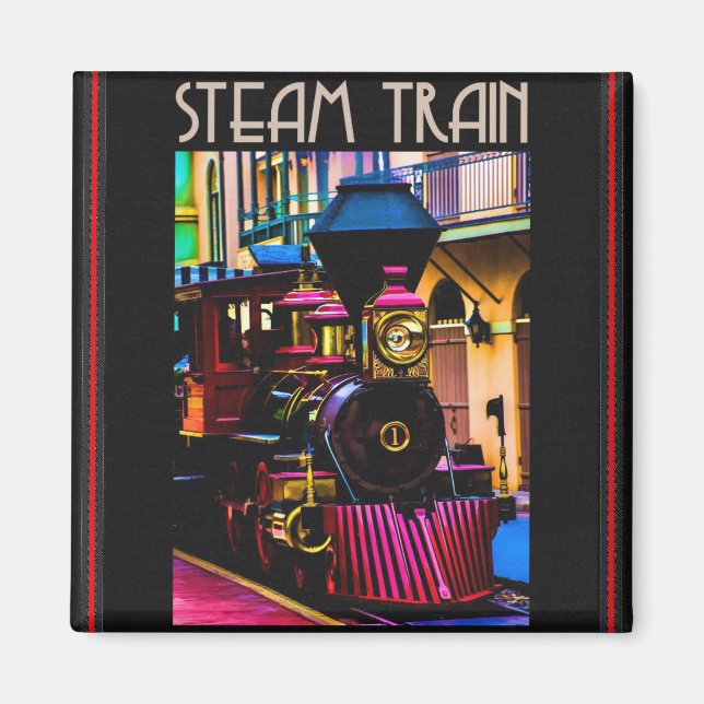 Steam Train Magnet (Front)