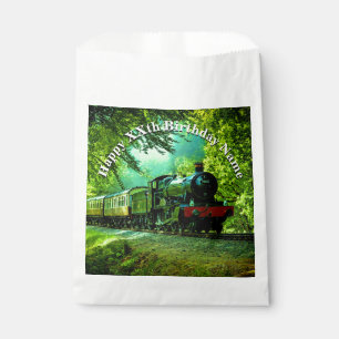 Steam Train Man's Birthday Party  Favour Bags