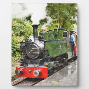 STEAM TRAIN PLAQUE