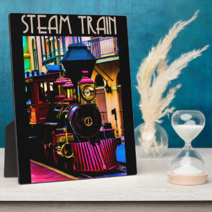 Steam Train Plaque