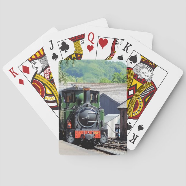 STEAM TRAIN  PLAYING CARDS (Back)