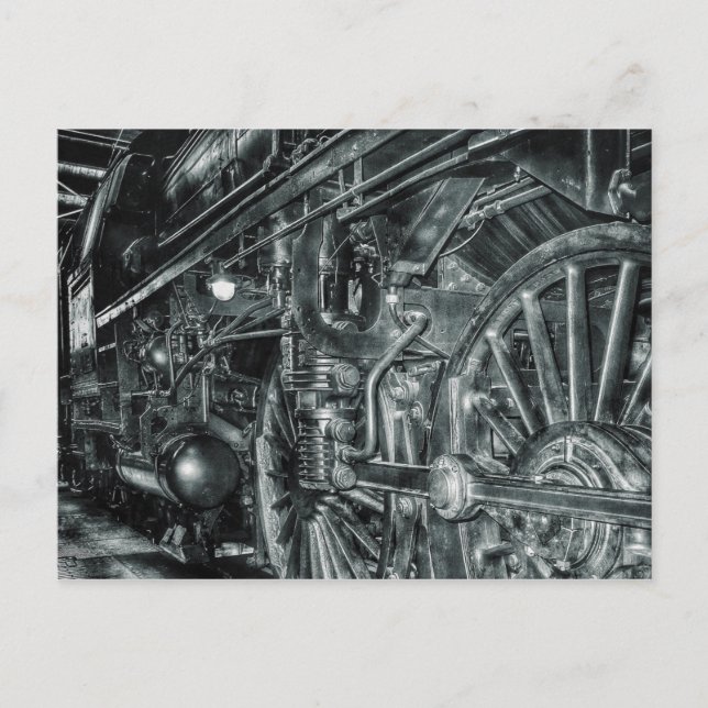 steam train postcard (Front)