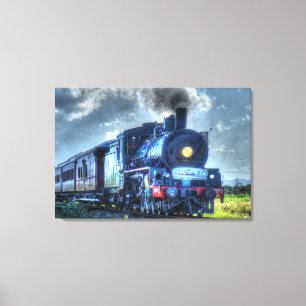 STEAM TRAIN QUEENSLAND AUSTRALIA WITH ART EFFECTS CANVAS PRINT