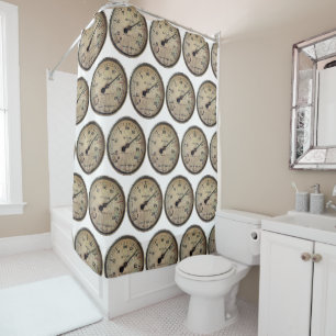 STEAM TRAIN SHOWER CURTAIN