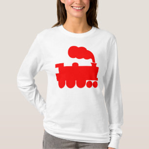 Steam Train Symbol - Red T-Shirt