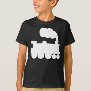 Steam Train Symbol - White T-Shirt