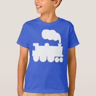 Steam Train Symbol - White T-Shirt