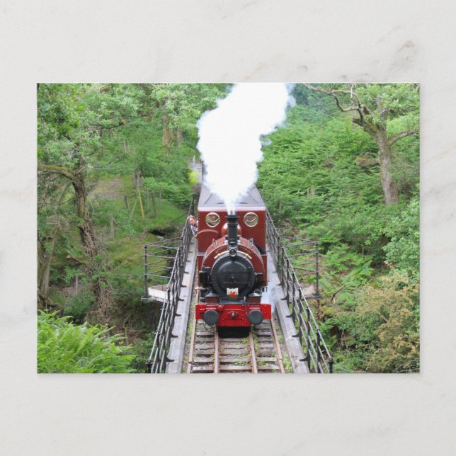 Steam Train - Tal-y-llyn Railway -  Postcard (Front)