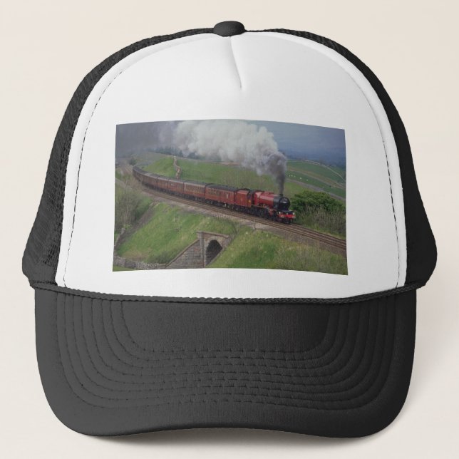 Steam train trucker hat (Front)