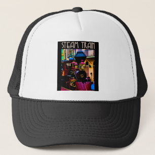 Steam Train Trucker Hat