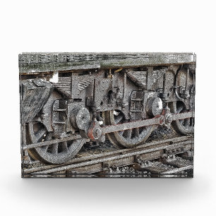 STEAM TRAIN WHEELS   PHOTO BLOCK