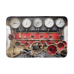 STEAM TRAINS BATH MAT