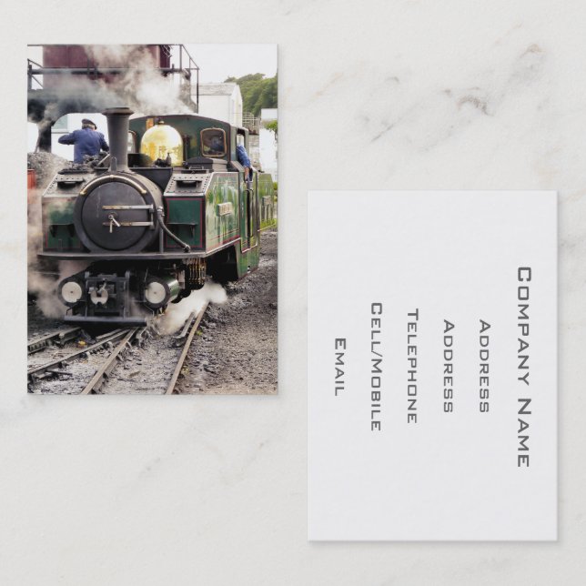 STEAM TRAINS BUSINESS CARD (Front/Back)
