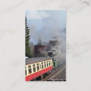 STEAM TRAINS BUSINESS CARD