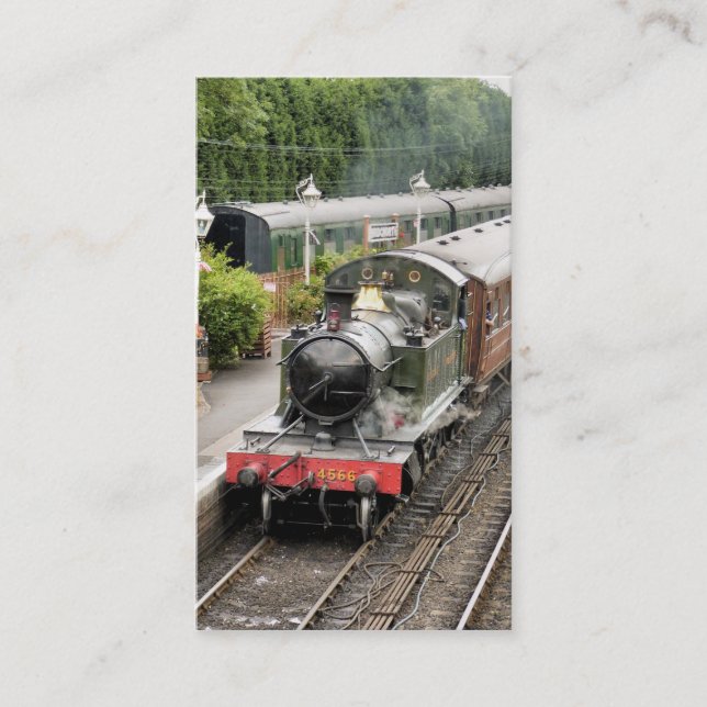 STEAM TRAINS BUSINESS CARD (Front)