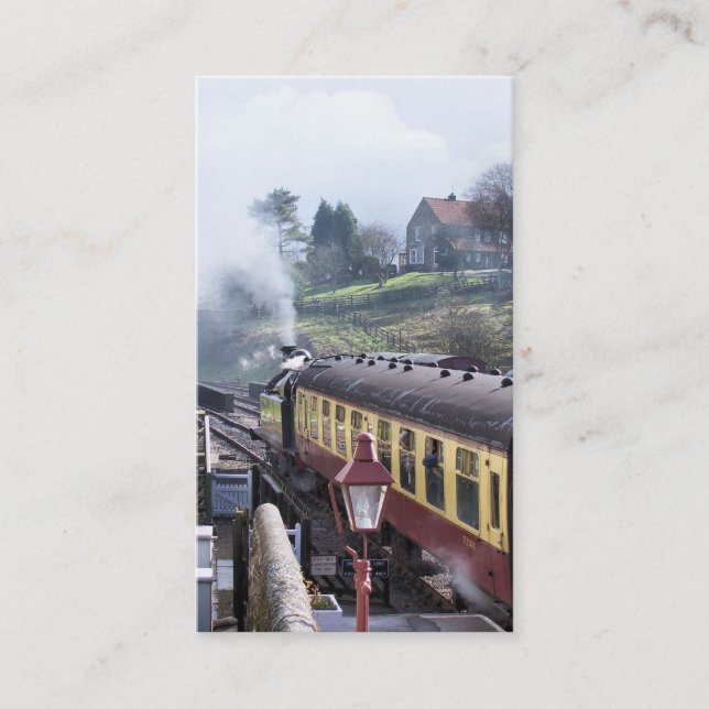 STEAM TRAINS BUSINESS CARD (Front)