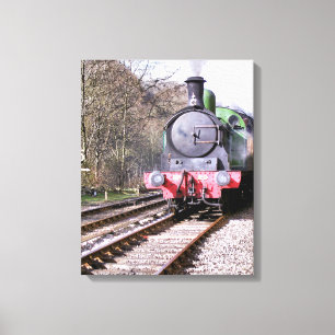 STEAM TRAINS CANVAS PRINT