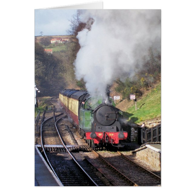 STEAM TRAINS card (Front)